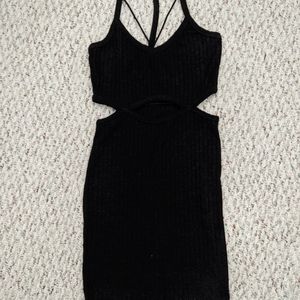 Black cutout dress